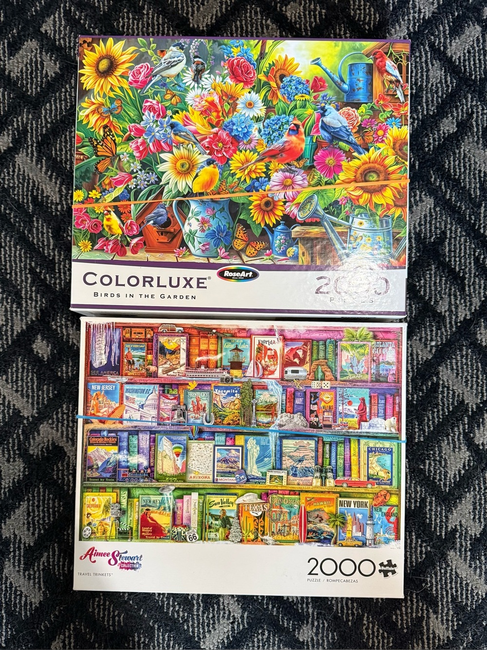 Puzzles - White Mountain, Ravensburger, Buffalo, Aimee Stewart